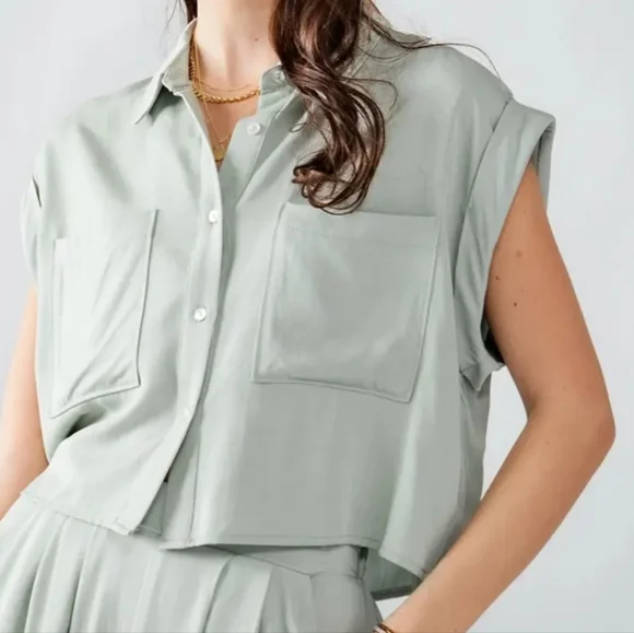 NEW! BOHO CHIC WIDE LEG PANTS AND TOP 2 PIECE SET - Picture 5 of 7